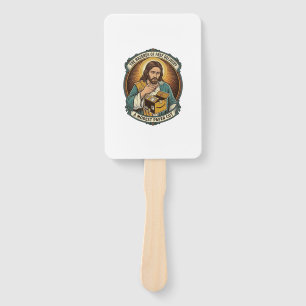 Éventail Boîte en carton Jésus Papier Coupé Doigt Douleur H