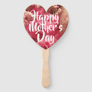 Éventail Bonne fête des mères Roses du coeur
