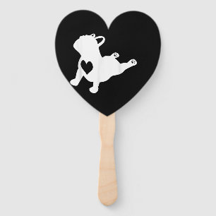 Éventail Bulldog Yoga Pose Love Heart Workout