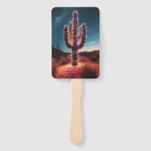 Éventail Cactus du désert du sud-ouest de Noël