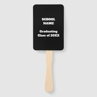 Éventail Calendrier de la cérémonie de remise des diplômes