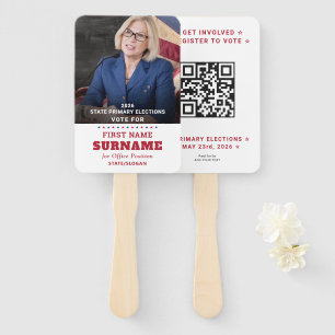 Éventail Campagne du Parti Républicain QR personnalisé & Ph
