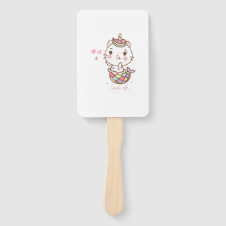 Éventail Cat Unicorn shirt - Unicat Mermaid Cat I believe i