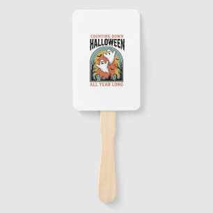 Éventail Chemise de compte à rebours d'Halloween Graphique 