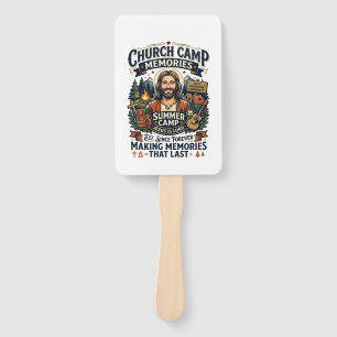 Éventail Chemise de nostalgie du camp de l'église Jésus VBS