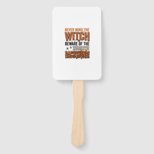 Éventail Chemise de sorcière d'Halloween Méfiez-vous du dac