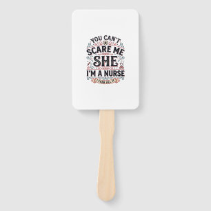 Éventail Chemise Halloween drôle d'infirmière me faire peur
