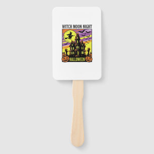 Éventail Chemise Halloween Sorcière Maison Hantée Nuit_