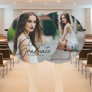 Éventail Chic Graduate Photo 2025 Graduation Party