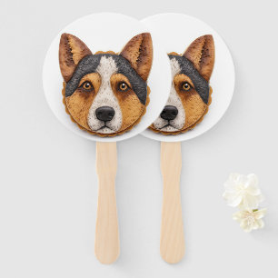 Éventail Chien de bétail australien Inspiré 3D