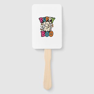 Éventail Chien de Halloween chiot Boo