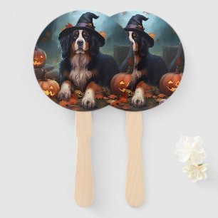 Éventail Citrouilles d'Halloween effrayantes de montagne be