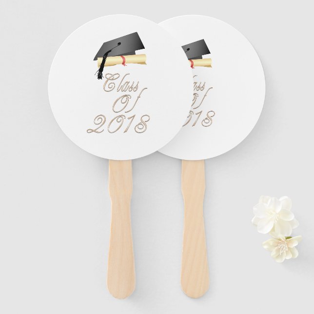 Éventail Classe De 2018 (Devant et derrière)