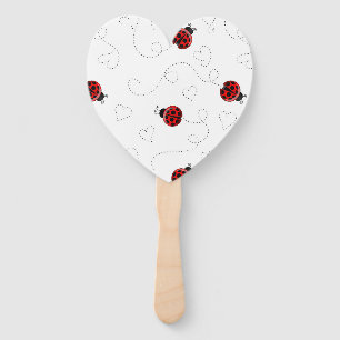 Éventail Coccinelle Rouge Coléoptère Amoureux des Insectes