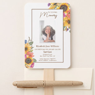 Éventail Commande de service floral en mémoire aimante