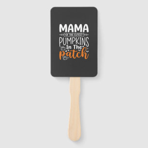 Éventail Conception de patch de citrouilles maman Halloween