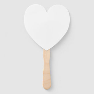 Éventail Conception simple blanche personnalisée Ajouter un