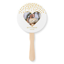 Confetti d'or romantique en blanc