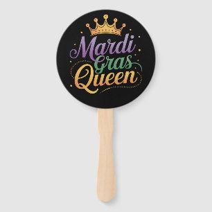 Éventail Costume de la Reine du Défilé de Mardi Gras