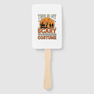 Éventail Costume de menuiserie effrayant Halloween Design V