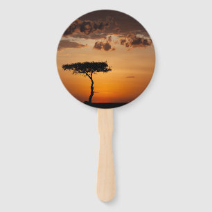 Éventail Coucher de soleil à Masai Mara