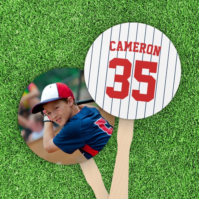 Éventail Couleurs entièrement modifiables Stripes de baseba (Créateur téléchargé)