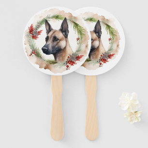 Éventail Coupe de Fête de la couronne de Noël Malinoi