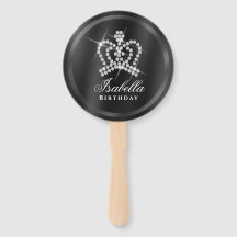 Couronne brillante noire