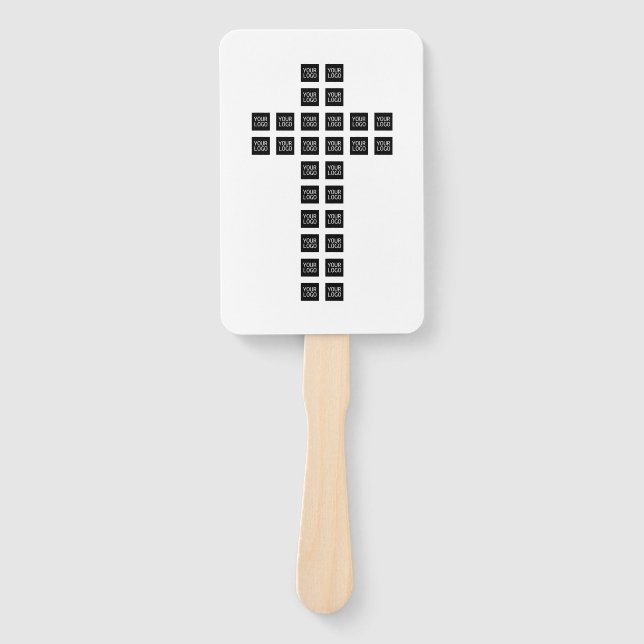 Éventail Créer un Motif croisé avec n'importe quel logo ou  (Devant)