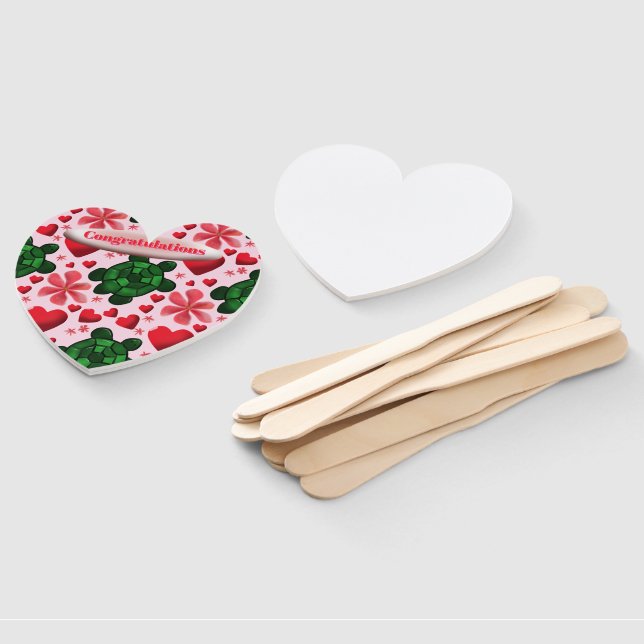 Éventail Custom turtle pattern  wrapping paper (Non-assemblé)