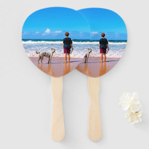 Éventail Custom Your Photo Hand Fan Personalized Gift