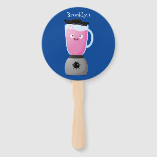 Éventail Cute happy food mixender cuisine appareil dessin a