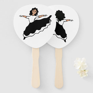 Éventail Dancer Fans BW #2