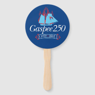 Éventail DAR Gaspee250 - Logo en italique sur ventilateur à