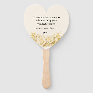 Éventail de mariage élégant