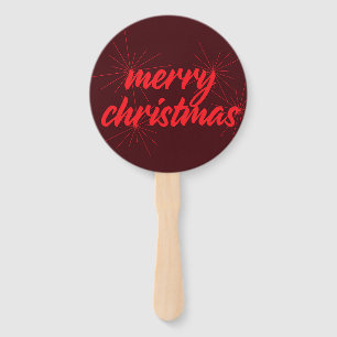 Éventail Design joyeux et tendance de "Joyeux Noël"