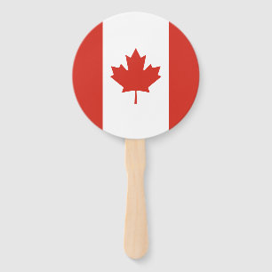 Éventail Drapeau canadien patriotique