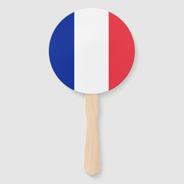 Éventail Drapeau de France (Devant)