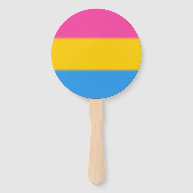 Éventail Drapeau de la fierté Pansexual Falln (Devant)