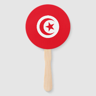 Éventail Drapeau de la Tunisie