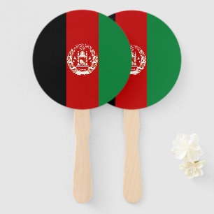 Éventail Drapeau de l'Afghanistan