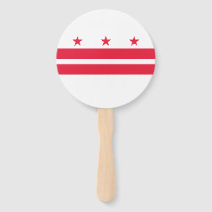 Éventail Drapeau de l'État de Washington DC