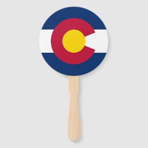 Éventail Drapeau de l'État du Colorado