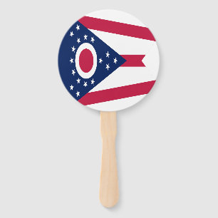 Éventail Drapeau de l'Ohio