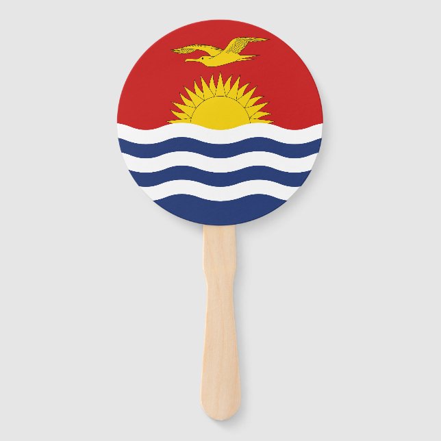 Éventail Drapeau des Kiribati (Devant)