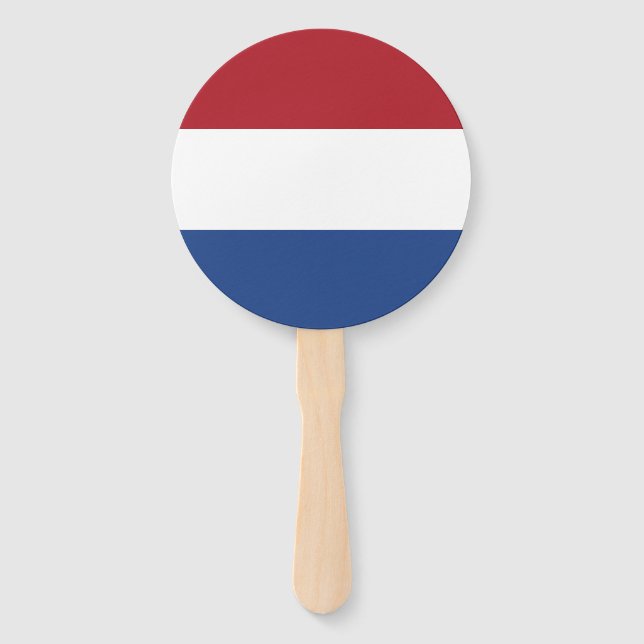 Éventail Drapeau des Pays-Bas (Devant)