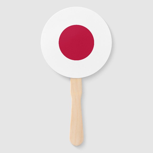 Éventail Drapeau du Japon (Devant)