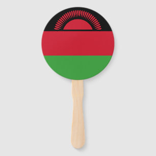 Éventail Drapeau du Malawi