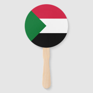 Éventail Drapeau du Soudan