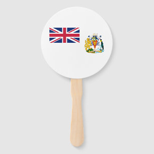 Éventail Drapeau du Territoire antarctique britannique